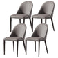 Modern 1/4/5 Pieces Dining Set Round Sintered Stone Dining Table for Dining Room 4 Grey Chairs Clearhalo 'Dining Room Sets' 'Dining Tables & Seating' 'dining_room_set' 'furn' 'furn_dining_room_set' 'Furniture' 'furniture_dining_room_set' 'Kitchen & Dining Furniture' 'kitchen&dining_furn' 'kitchen' 4665510