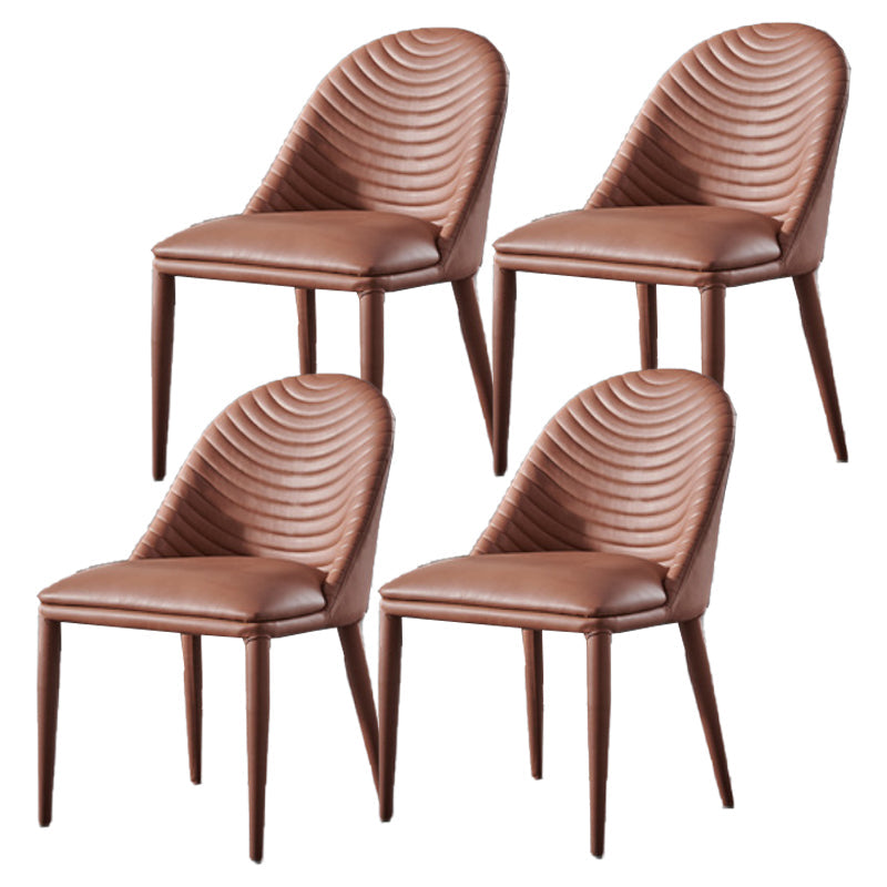 Modern 1/4/5 Pieces Dining Set Round Sintered Stone Dining Table for Dining Room 4 Coffee Chairs Clearhalo 'Dining Room Sets' 'Dining Tables & Seating' 'dining_room_set' 'furn' 'furn_dining_room_set' 'Furniture' 'furniture_dining_room_set' 'Kitchen & Dining Furniture' 'kitchen&dining_furn' 'kitchen' 4665511