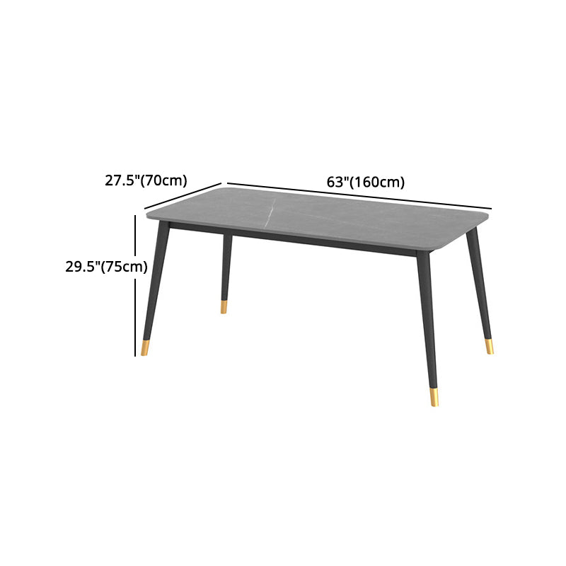 Nordic Style 1/5/7 Pieces Dining Set with Gray Top Kitchen Table Set for Dining Room Clearhalo 'Dining Room Sets' 'Dining Tables & Seating' 'dining_room_set' 'furn' 'furn_dining_room_set' 'Furniture' 'furniture_dining_room_set' 'Kitchen & Dining Furniture' 'kitchen&dining_furn' 'kitchen' 4665539