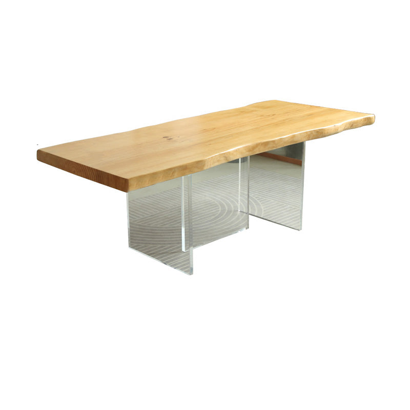 Modern 1/2/3/4 Pieces Rectangle Dining Set Solid Wood Dining Table with Chairs Clearhalo 'Dining Room Sets' 'Dining Tables & Seating' 'dining_room_set' 'furn' 'furn_dining_room_set' 'Furniture' 'furniture_dining_room_set' 'Kitchen & Dining Furniture' 'kitchen&dining_furn' 'kitchen' 4665544