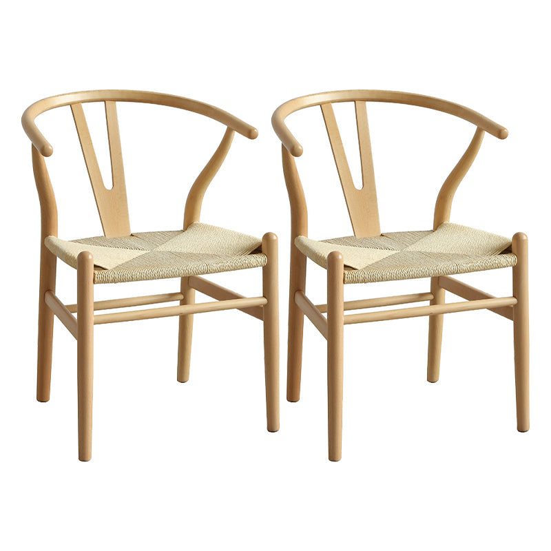 Modern 1/2/3/4 Pieces Rectangle Dining Set Solid Wood Dining Table with Chairs 2 Wood Chairs Clearhalo 'Dining Room Sets' 'Dining Tables & Seating' 'dining_room_set' 'furn' 'furn_dining_room_set' 'Furniture' 'furniture_dining_room_set' 'Kitchen & Dining Furniture' 'kitchen&dining_furn' 'kitchen' 4665546