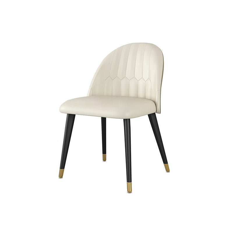 Glam 1/4/5/7 Pieces Dining Set White Standard Height Dining Set Clearhalo 'Dining Room Sets' 'Dining Tables & Seating' 'dining_room_set' 'furn' 'furn_dining_room_set' 'Furniture' 'furniture_dining_room_set' 'Kitchen & Dining Furniture' 'kitchen&dining_furn' 'kitchen' 4665590