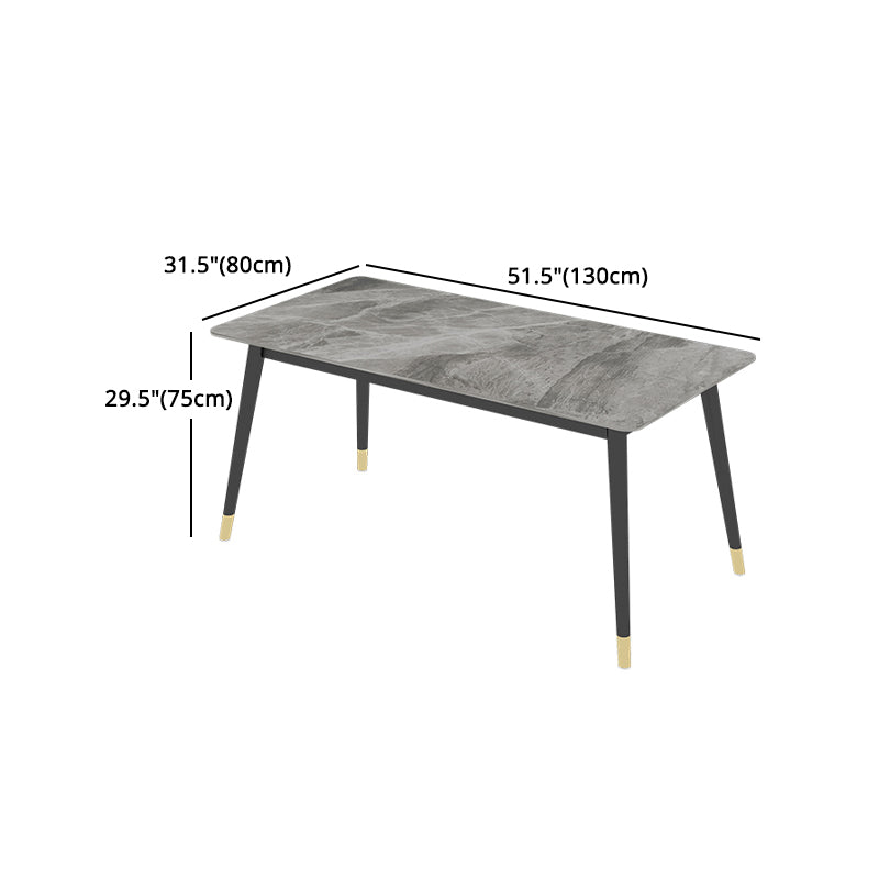 Glam 1/5/7 Pieces Dining Set Rectangle Dining Table Set for Home Use Clearhalo 'Dining Room Sets' 'Dining Tables & Seating' 'dining_room_set' 'furn' 'furn_dining_room_set' 'Furniture' 'furniture_dining_room_set' 'Kitchen & Dining Furniture' 'kitchen&dining_furn' 'kitchen' 4665664