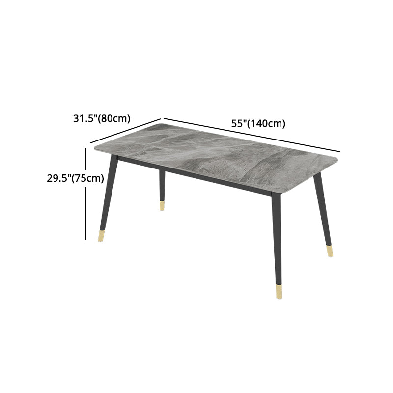 Glam 1/5/7 Pieces Dining Set Rectangle Dining Table Set for Home Use Clearhalo 'Dining Room Sets' 'Dining Tables & Seating' 'dining_room_set' 'furn' 'furn_dining_room_set' 'Furniture' 'furniture_dining_room_set' 'Kitchen & Dining Furniture' 'kitchen&dining_furn' 'kitchen' 4665665