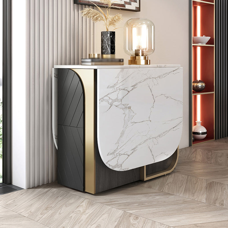 Modern 1/2/3/5 Pieces Foldable Dining Table Set with Sintered Stone Rectangle Dinette Set Clearhalo 'Dining Room Sets' 'Dining Tables & Seating' 'dining_room_set' 'furn' 'furn_dining_room_set' 'Furniture' 'furniture_dining_room_set' 'Kitchen & Dining Furniture' 'kitchen&dining_furn' 'kitchen' 4665692