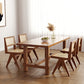 Solid Wood Dining Table Modern Rectangle Table with Trestle Base 78.7"L x 31.5"W x 29.5"H Without Chairs Clearhalo ' dining_table' 'Dining Tables & Seating' 'Dining Tables' 'furn' 'furn_dining_table' 'Furniture' 'furniture_dining_table' 'Kitchen & Dining Furniture' 'kitchen&dining_furn' 'kitchen' 'kitchen_dining_table' 4665726