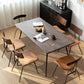 Traditional Luxury Dining Table Rectangle Wooden 4 Legs Table with Metal Base Clearhalo ' dining_table' 'Dining Tables & Seating' 'Dining Tables' 'furn' 'furn_dining_table' 'Furniture' 'furniture_dining_table' 'Kitchen & Dining Furniture' 'kitchen&dining_furn' 'kitchen' 'kitchen_dining_table' 4665775