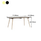 Traditional Luxury Dining Table Rectangle Wooden 4 Legs Table with Metal Base Clearhalo ' dining_table' 'Dining Tables & Seating' 'Dining Tables' 'furn' 'furn_dining_table' 'Furniture' 'furniture_dining_table' 'Kitchen & Dining Furniture' 'kitchen&dining_furn' 'kitchen' 'kitchen_dining_table' 4665778