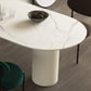 Free Form Sintered Stone Table for Restaurant Modern Indoor White Table with 3 Legs Clearhalo ' dining_table' 'Dining Tables & Seating' 'Dining Tables' 'furn' 'furn_dining_table' 'Furniture' 'furniture_dining_table' 'Kitchen & Dining Furniture' 'kitchen&dining_furn' 'kitchen' 'kitchen_dining_table' 4665818