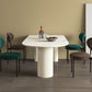 Free Form Sintered Stone Table for Restaurant Modern Indoor White Table with 3 Legs Clearhalo ' dining_table' 'Dining Tables & Seating' 'Dining Tables' 'furn' 'furn_dining_table' 'Furniture' 'furniture_dining_table' 'Kitchen & Dining Furniture' 'kitchen&dining_furn' 'kitchen' 'kitchen_dining_table' 4665820