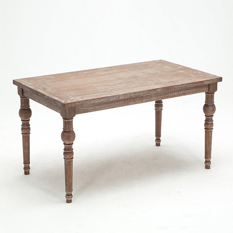 Medieval Modern Pine Wood Table for Restaurant Rectangle Old Table with 4 Legs Without Chairs Clearhalo ' dining_table' 'Dining Tables & Seating' 'Dining Tables' 'furn' 'furn_dining_table' 'Furniture' 'furniture_dining_table' 'Kitchen & Dining Furniture' 'kitchen&dining_furn' 'kitchen' 'kitchen_dining_table' 4665842