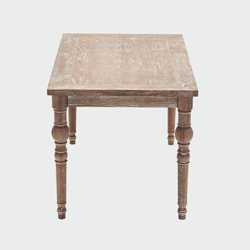 Medieval Modern Pine Wood Table for Restaurant Rectangle Old Table with 4 Legs Clearhalo ' dining_table' 'Dining Tables & Seating' 'Dining Tables' 'furn' 'furn_dining_table' 'Furniture' 'furniture_dining_table' 'Kitchen & Dining Furniture' 'kitchen&dining_furn' 'kitchen' 'kitchen_dining_table' 4665845