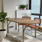 Modern Pine Wood Table for Restaurant Oval Indoor Dining Table with 4 Legs 55.1"L x 31.5"W x 29.5"H Without Chairs Clearhalo ' dining_table' 'Dining Tables & Seating' 'Dining Tables' 'furn' 'furn_dining_table' 'Furniture' 'furniture_dining_table' 'Kitchen & Dining Furniture' 'kitchen&dining_furn' 'kitchen' 'kitchen_dining_table' 4665856