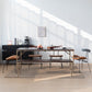 Traditional Luxury Dining Table Brown Solid Wood Dining Table with Metal Base Clearhalo ' dining_table' 'Dining Tables & Seating' 'Dining Tables' 'furn' 'furn_dining_table' 'Furniture' 'furniture_dining_table' 'Kitchen & Dining Furniture' 'kitchen&dining_furn' 'kitchen' 'kitchen_dining_table' 4665879