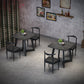 Industrial Style Dining Table Black Sintered Stone Dining Table with Metal Base Clearhalo ' dining_table' 'Dining Tables & Seating' 'Dining Tables' 'furn' 'furn_dining_table' 'Furniture' 'furniture_dining_table' 'Kitchen & Dining Furniture' 'kitchen&dining_furn' 'kitchen' 'kitchen_dining_table' 4665894