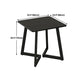 Industrial Style Dining Table Black Sintered Stone Dining Table with Metal Base Clearhalo ' dining_table' 'Dining Tables & Seating' 'Dining Tables' 'furn' 'furn_dining_table' 'Furniture' 'furniture_dining_table' 'Kitchen & Dining Furniture' 'kitchen&dining_furn' 'kitchen' 'kitchen_dining_table' 4665896