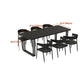 Industrial Style Dining Table Black Sintered Stone Dining Table with Metal Base Clearhalo ' dining_table' 'Dining Tables & Seating' 'Dining Tables' 'furn' 'furn_dining_table' 'Furniture' 'furniture_dining_table' 'Kitchen & Dining Furniture' 'kitchen&dining_furn' 'kitchen' 'kitchen_dining_table' 4665900