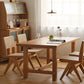 Pine Wood Dining Table Modern Rectangle Table with Trestle Base 86.6"L x 35.4"W x 29.5"H Without Chairs Clearhalo ' dining_table' 'Dining Tables & Seating' 'Dining Tables' 'furn' 'furn_dining_table' 'Furniture' 'furniture_dining_table' 'Kitchen & Dining Furniture' 'kitchen&dining_furn' 'kitchen' 'kitchen_dining_table' 4665905