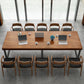Pine Wood Top Dining Table Industrial Dining Table with Sled Base Clearhalo ' dining_table' 'Dining Tables & Seating' 'Dining Tables' 'furn' 'furn_dining_table' 'Furniture' 'furniture_dining_table' 'Kitchen & Dining Furniture' 'kitchen&dining_furn' 'kitchen' 'kitchen_dining_table' 4665921