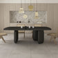 Modern Solid Wood Table for Restaurant Rectangle Dining Table with 3 Legs Black 70.9"L x 31.5"W x 29.5"H Without Chairs Clearhalo ' dining_table' 'Dining Tables & Seating' 'Dining Tables' 'furn' 'furn_dining_table' 'Furniture' 'furniture_dining_table' 'Kitchen & Dining Furniture' 'kitchen&dining_furn' 'kitchen' 'kitchen_dining_table' 4665941