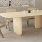 Modern Solid Wood Table for Restaurant Rectangle Dining Table with 3 Legs Clearhalo ' dining_table' 'Dining Tables & Seating' 'Dining Tables' 'furn' 'furn_dining_table' 'Furniture' 'furniture_dining_table' 'Kitchen & Dining Furniture' 'kitchen&dining_furn' 'kitchen' 'kitchen_dining_table' 4665945