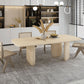 Modern Solid Wood Table for Restaurant Rectangle Dining Table with 3 Legs Clearhalo ' dining_table' 'Dining Tables & Seating' 'Dining Tables' 'furn' 'furn_dining_table' 'Furniture' 'furniture_dining_table' 'Kitchen & Dining Furniture' 'kitchen&dining_furn' 'kitchen' 'kitchen_dining_table' 4665952