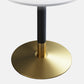 Traditional Luxury Rounded Dining Table Stone and Metal Tulip Dining Table Clearhalo ' dining_table' 'Dining Tables & Seating' 'Dining Tables' 'furn' 'furn_dining_table' 'Furniture' 'furniture_dining_table' 'Kitchen & Dining Furniture' 'kitchen&dining_furn' 'kitchen' 'kitchen_dining_table' 4665971