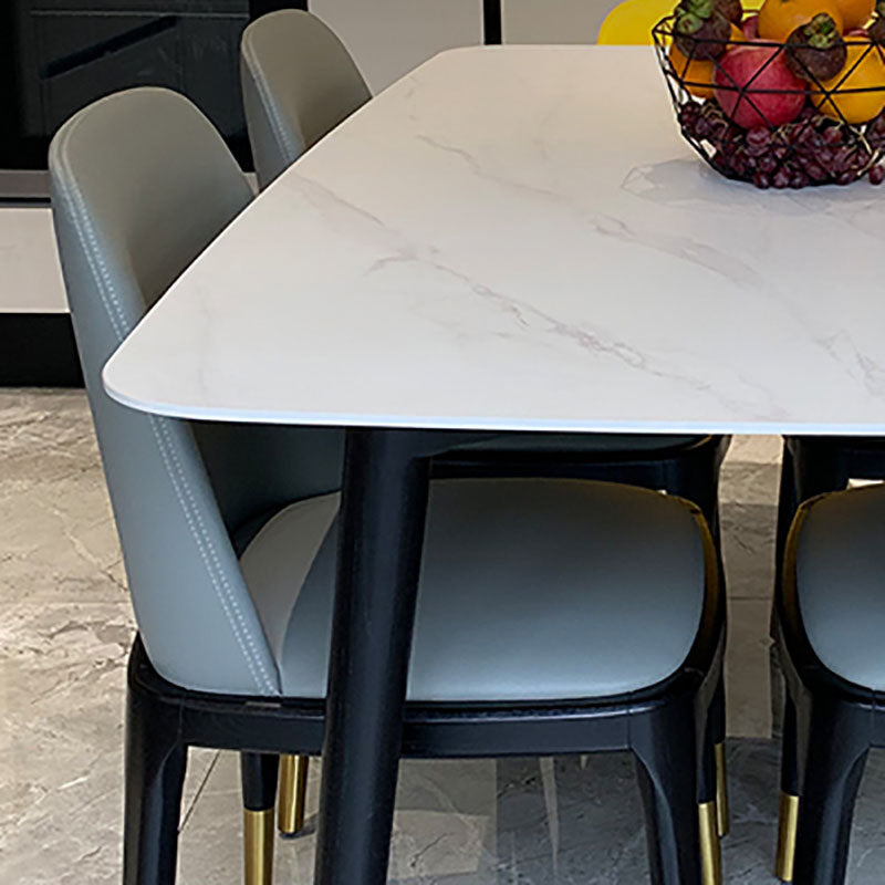 Rectangle Sintered Stone Table for Restaurant Industrial Dining Table with 4 Legs Clearhalo ' dining_table' 'Dining Tables & Seating' 'Dining Tables' 'furn' 'furn_dining_table' 'Furniture' 'furniture_dining_table' 'Kitchen & Dining Furniture' 'kitchen&dining_furn' 'kitchen' 'kitchen_dining_table' 4666048