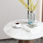 Round Stone Dining Table Modern Living Room Pedestal Casual Dining Table Clearhalo ' dining_table' 'Dining Tables & Seating' 'Dining Tables' 'furn' 'furn_dining_table' 'Furniture' 'furniture_dining_table' 'Kitchen & Dining Furniture' 'kitchen&dining_furn' 'kitchen' 'kitchen_dining_table' 4666063