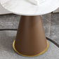 Round Stone Dining Table Modern Living Room Pedestal Casual Dining Table Clearhalo ' dining_table' 'Dining Tables & Seating' 'Dining Tables' 'furn' 'furn_dining_table' 'Furniture' 'furniture_dining_table' 'Kitchen & Dining Furniture' 'kitchen&dining_furn' 'kitchen' 'kitchen_dining_table' 4666066