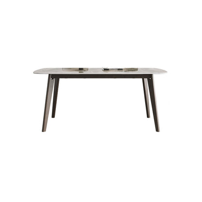 Modern Solid Wood Dining Table Rectangle Dining Table for Dining Room White Without Chairs Clearhalo ' dining_table' 'Dining Tables & Seating' 'Dining Tables' 'furn' 'furn_dining_table' 'Furniture' 'furniture_dining_table' 'Kitchen & Dining Furniture' 'kitchen&dining_furn' 'kitchen' 'kitchen_dining_table' 4666073