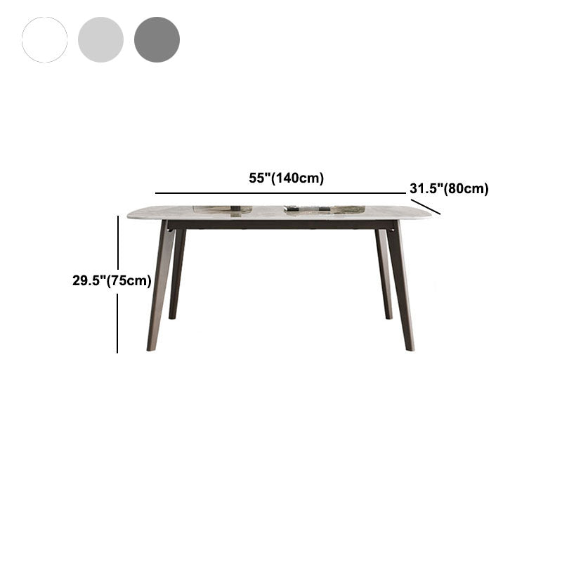 Modern Solid Wood Dining Table Rectangle Dining Table for Dining Room Clearhalo ' dining_table' 'Dining Tables & Seating' 'Dining Tables' 'furn' 'furn_dining_table' 'Furniture' 'furniture_dining_table' 'Kitchen & Dining Furniture' 'kitchen&dining_furn' 'kitchen' 'kitchen_dining_table' 4666078