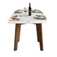 Modern Rectangle Counter Dining Table Solid Wood Legs Dining Room Kitchen Table White Without Chairs Clearhalo ' dining_table' 'Dining Tables & Seating' 'Dining Tables' 'furn' 'furn_dining_table' 'Furniture' 'furniture_dining_table' 'Kitchen & Dining Furniture' 'kitchen&dining_furn' 'kitchen' 'kitchen_dining_table' 4666103
