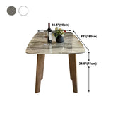 Modern Rectangle Counter Dining Table Solid Wood Legs Dining Room Kitchen Table Clearhalo ' dining_table' 'Dining Tables & Seating' 'Dining Tables' 'furn' 'furn_dining_table' 'Furniture' 'furniture_dining_table' 'Kitchen & Dining Furniture' 'kitchen&dining_furn' 'kitchen' 'kitchen_dining_table' 4666115