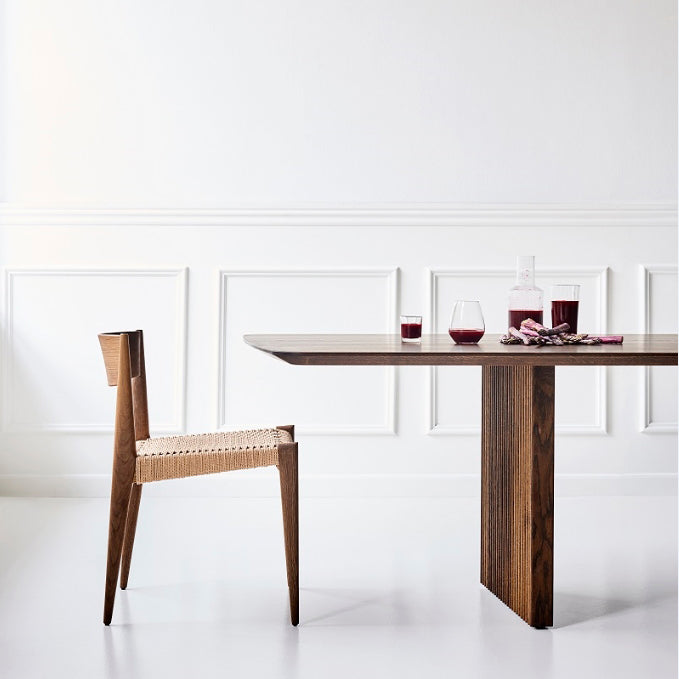 Solid Wood Top Dining Table Rectangle Contemporary Table with Double Pedestal Base Clearhalo ' dining_table' 'Dining Tables & Seating' 'Dining Tables' 'furn' 'furn_dining_table' 'Furniture' 'furniture_dining_table' 'Kitchen & Dining Furniture' 'kitchen&dining_furn' 'kitchen' 'kitchen_dining_table' 4666139
