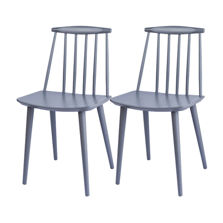 Modern Chair Dining Armless Chairs with Wooden Legs for Kitchen Grey 2 Piece Set Clearhalo ' kitchen&dining_furn' 'Dining Chairs' 'Dining Tables & Seating' 'dining_chair' 'furn' 'furn_dining_chair' 'Furniture' 'furniture_dining_chair' 'Kitchen & Dining Furniture' 'kitchen' 4666191
