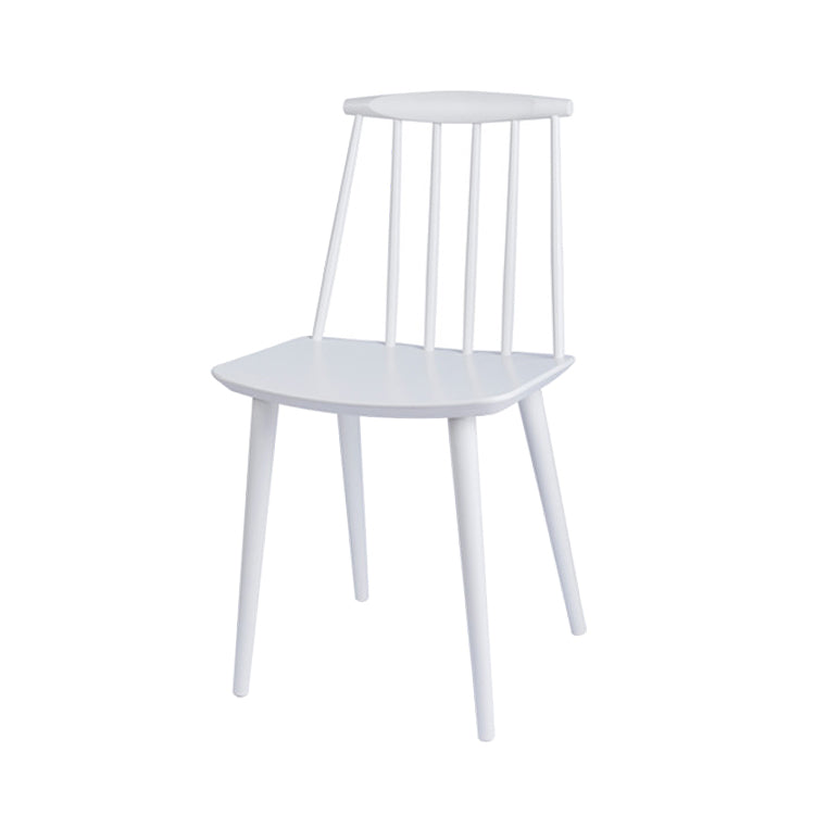 Modern Chair Dining Armless Chairs with Wooden Legs for Kitchen White 1 Piece Clearhalo ' kitchen&dining_furn' 'Dining Chairs' 'Dining Tables & Seating' 'dining_chair' 'furn' 'furn_dining_chair' 'Furniture' 'furniture_dining_chair' 'Kitchen & Dining Furniture' 'kitchen' 4666196