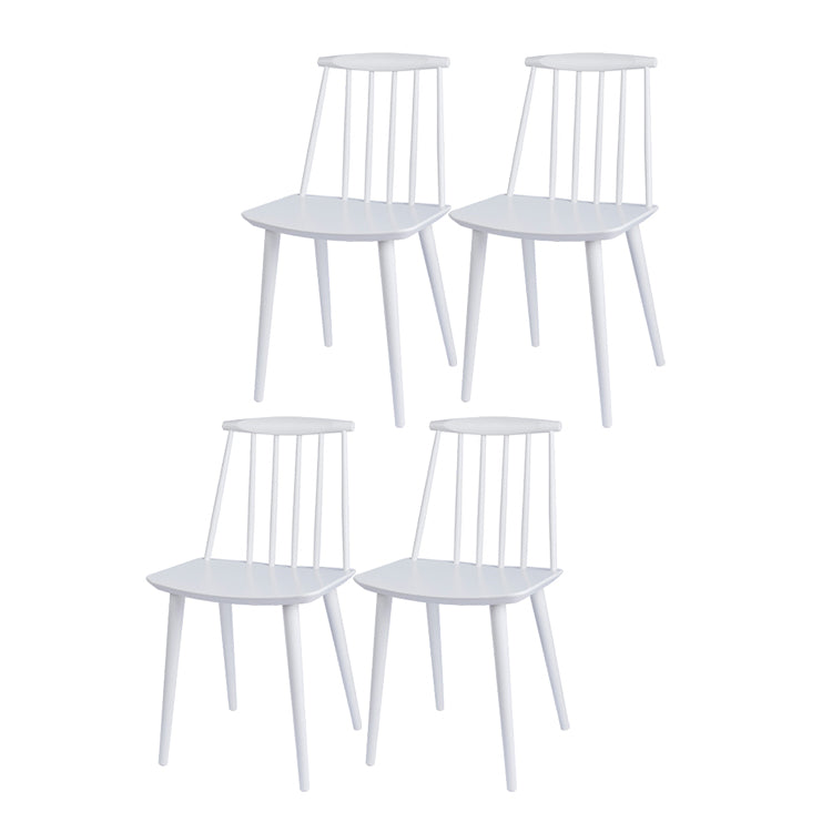 Modern Chair Dining Armless Chairs with Wooden Legs for Kitchen White 4 Piece Set Clearhalo ' kitchen&dining_furn' 'Dining Chairs' 'Dining Tables & Seating' 'dining_chair' 'furn' 'furn_dining_chair' 'Furniture' 'furniture_dining_chair' 'Kitchen & Dining Furniture' 'kitchen' 4666199