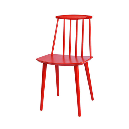 Modern Chair Dining Armless Chairs with Wooden Legs for Kitchen Red 1 Piece Clearhalo ' kitchen&dining_furn' 'Dining Chairs' 'Dining Tables & Seating' 'dining_chair' 'furn' 'furn_dining_chair' 'Furniture' 'furniture_dining_chair' 'Kitchen & Dining Furniture' 'kitchen' 4666201