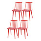 Modern Chair Dining Armless Chairs with Wooden Legs for Kitchen Red 4 Piece Set Clearhalo ' kitchen&dining_furn' 'Dining Chairs' 'Dining Tables & Seating' 'dining_chair' 'furn' 'furn_dining_chair' 'Furniture' 'furniture_dining_chair' 'Kitchen & Dining Furniture' 'kitchen' 4666205
