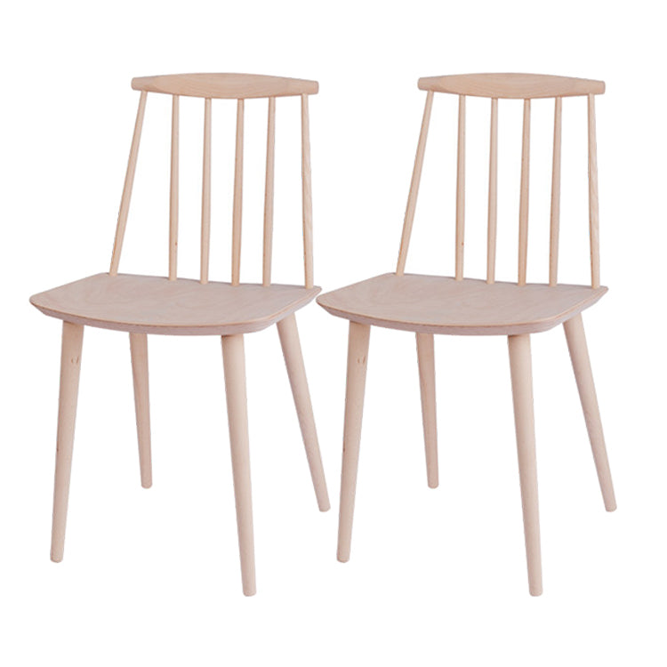 Modern Chair Dining Armless Chairs with Wooden Legs for Kitchen Wood 2 Piece Set Clearhalo ' kitchen&dining_furn' 'Dining Chairs' 'Dining Tables & Seating' 'dining_chair' 'furn' 'furn_dining_chair' 'Furniture' 'furniture_dining_chair' 'Kitchen & Dining Furniture' 'kitchen' 4666209