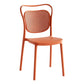 Scandinavian Design Plastic Dining Armless Chairs for Home Open Back Side Chair Red 1 Piece Clearhalo ' kitchen&dining_furn' 'Dining Chairs' 'Dining Tables & Seating' 'dining_chair' 'furn' 'furn_dining_chair' 'Furniture' 'furniture_dining_chair' 'Kitchen & Dining Furniture' 'kitchen' 4666236