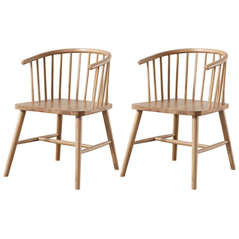 Modern Style Windsor Back Chair Dining Arm Chairs with Wooden Legs for Kitchen Wood 2 Piece Set Clearhalo ' kitchen&dining_furn' 'Dining Chairs' 'Dining Tables & Seating' 'dining_chair' 'furn' 'furn_dining_chair' 'Furniture' 'furniture_dining_chair' 'Kitchen & Dining Furniture' 'kitchen' 4666284