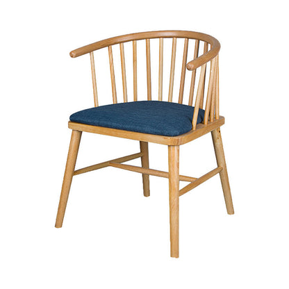 Modern Style Windsor Back Chair Dining Arm Chairs with Wooden Legs for Kitchen Dark Blue 1 Piece Clearhalo ' kitchen&dining_furn' 'Dining Chairs' 'Dining Tables & Seating' 'dining_chair' 'furn' 'furn_dining_chair' 'Furniture' 'furniture_dining_chair' 'Kitchen & Dining Furniture' 'kitchen' 4666286