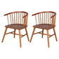 Modern Style Windsor Back Chair Dining Arm Chairs with Wooden Legs for Kitchen Brown 2 Piece Set Clearhalo ' kitchen&dining_furn' 'Dining Chairs' 'Dining Tables & Seating' 'dining_chair' 'furn' 'furn_dining_chair' 'Furniture' 'furniture_dining_chair' 'Kitchen & Dining Furniture' 'kitchen' 4666296