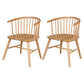 Modern Style Windsor Back Chair Dining Arm Chairs with Wooden Legs for Kitchen Natural 2 Piece Set Clearhalo ' kitchen&dining_furn' 'Dining Chairs' 'Dining Tables & Seating' 'dining_chair' 'furn' 'furn_dining_chair' 'Furniture' 'furniture_dining_chair' 'Kitchen & Dining Furniture' 'kitchen' 4666299