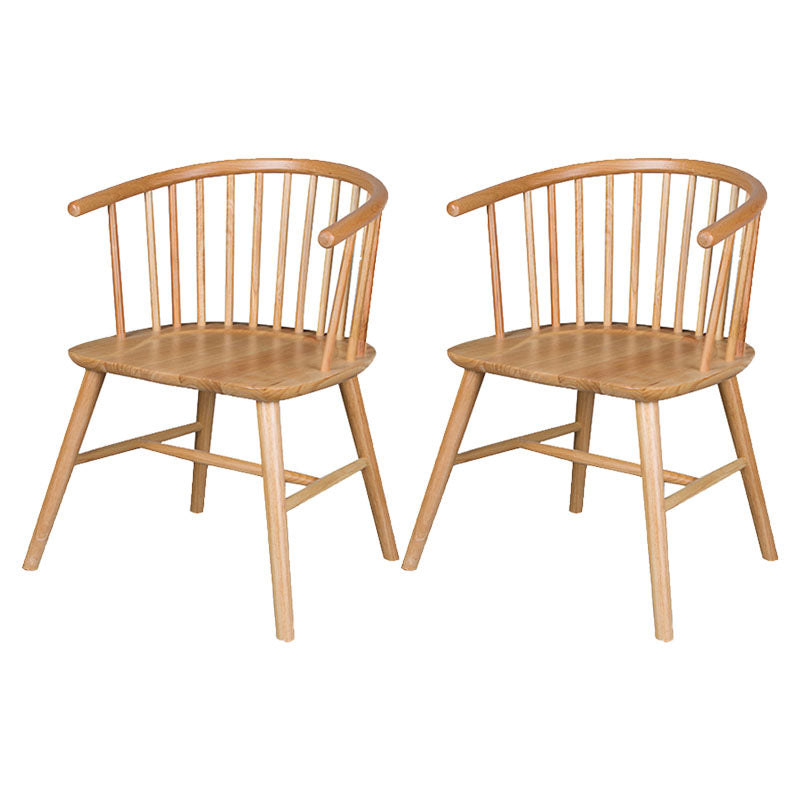 Modern Style Windsor Back Chair Dining Arm Chairs with Wooden Legs for Kitchen Natural 2 Piece Set Clearhalo ' kitchen&dining_furn' 'Dining Chairs' 'Dining Tables & Seating' 'dining_chair' 'furn' 'furn_dining_chair' 'Furniture' 'furniture_dining_chair' 'Kitchen & Dining Furniture' 'kitchen' 4666299