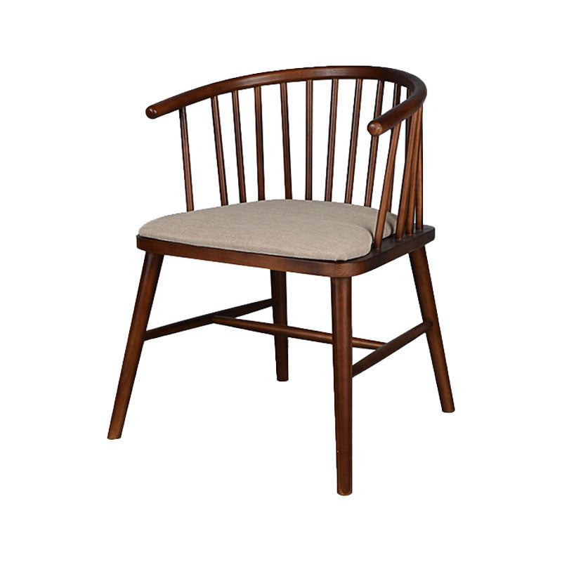 Modern Style Windsor Back Chair Dining Arm Chairs with Wooden Legs for Kitchen White 1 Piece Clearhalo ' kitchen&dining_furn' 'Dining Chairs' 'Dining Tables & Seating' 'dining_chair' 'furn' 'furn_dining_chair' 'Furniture' 'furniture_dining_chair' 'Kitchen & Dining Furniture' 'kitchen' 4666304