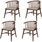 Modern Style Windsor Back Chair Dining Arm Chairs with Wooden Legs for Kitchen White 4 Piece Set Clearhalo ' kitchen&dining_furn' 'Dining Chairs' 'Dining Tables & Seating' 'dining_chair' 'furn' 'furn_dining_chair' 'Furniture' 'furniture_dining_chair' 'Kitchen & Dining Furniture' 'kitchen' 4666306