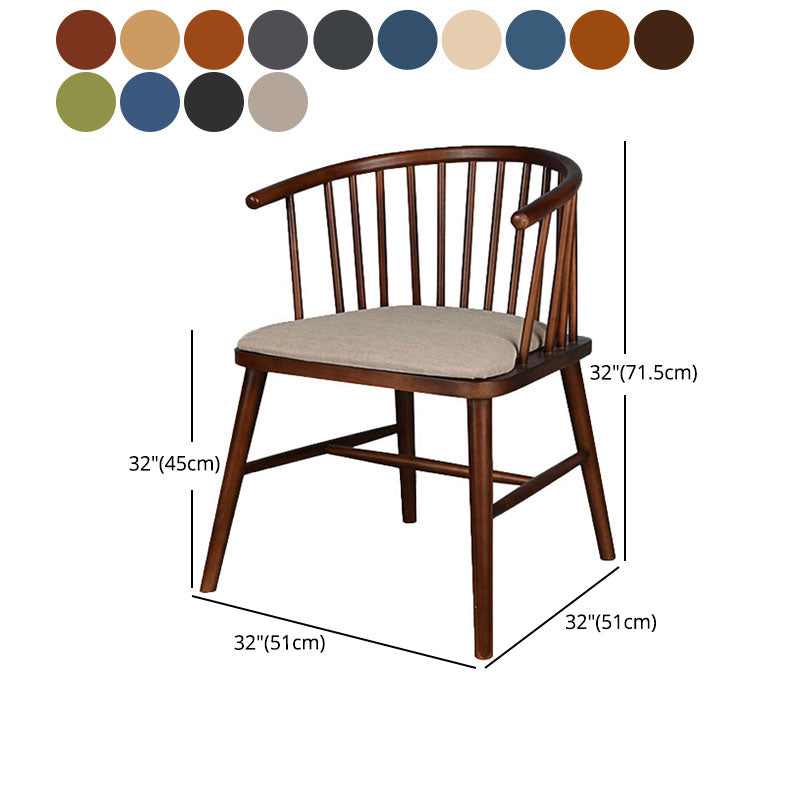 Modern Style Windsor Back Chair Dining Arm Chairs with Wooden Legs for Kitchen Clearhalo ' kitchen&dining_furn' 'Dining Chairs' 'Dining Tables & Seating' 'dining_chair' 'furn' 'furn_dining_chair' 'Furniture' 'furniture_dining_chair' 'Kitchen & Dining Furniture' 'kitchen' 4666307